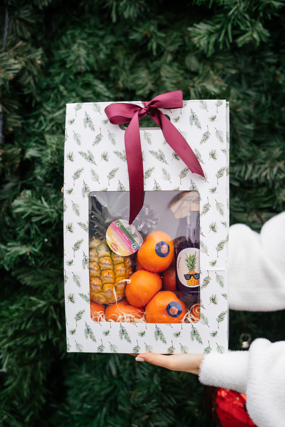 пакет с мандаринами